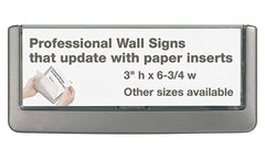 SIGN CLICK 6.75X.62X3 GRAPHITE DBL497637