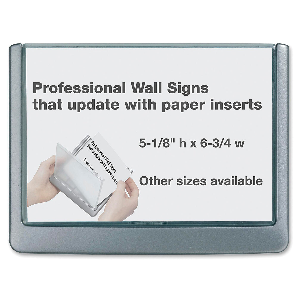 SIGN CLICK 6.75X.62X5.12 GRAPHITE DBL497737