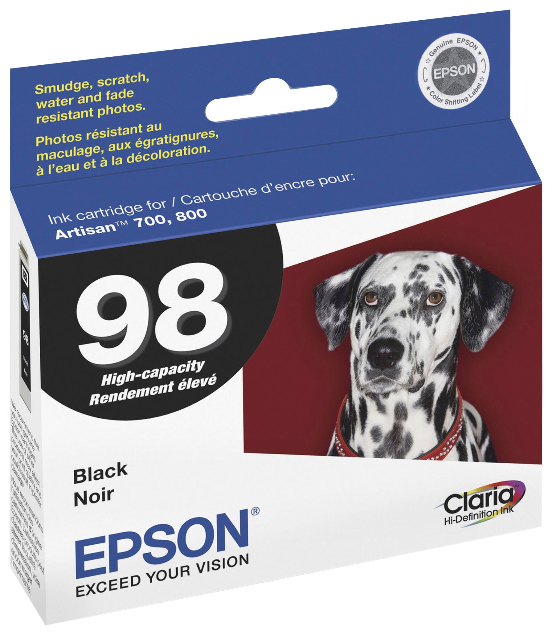 CARTRIDGE INK TONER EPSON CLARIA EPST098120S BLACK