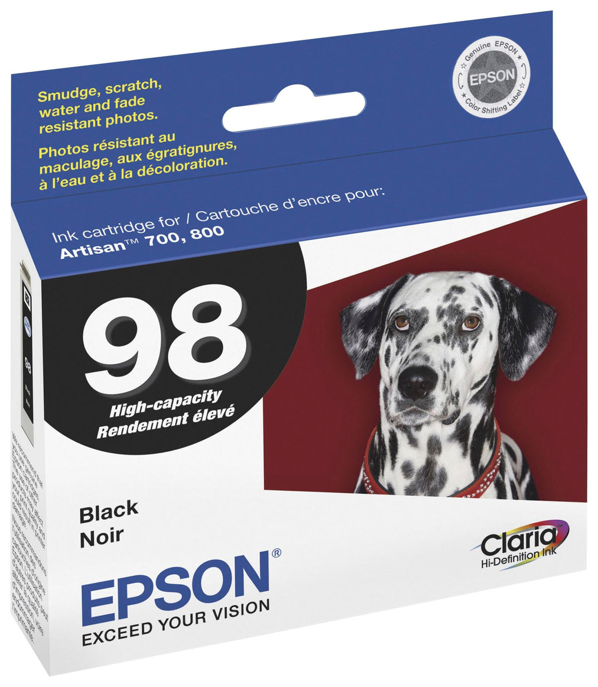 CARTRIDGE INK TONER EPSON CLARIA EPST098120S BLACK