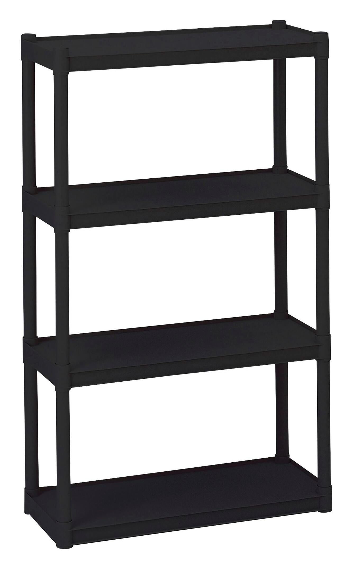 SHELF STORAGE SYSTEM OPEN 4-SHLF 32X13X54 BLK ICE20841
