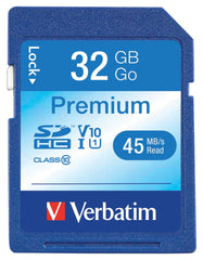 CARD MEMORY SDHC 32 GB VERBATIM VER96871