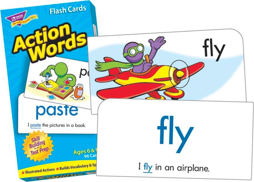 FLASH CARDS - ACTION WORDS