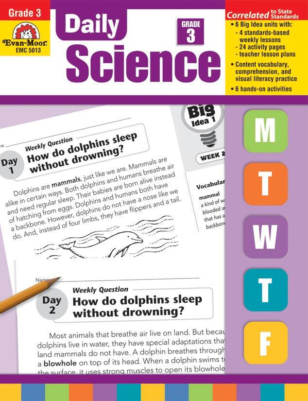WORKBOOK - DAILY SCIENCE GR 3