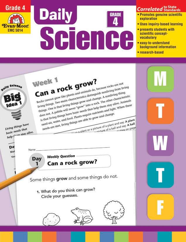 WORKBOOK - DAILY SCIENCE GR 4