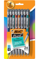 PENCIL MECHANICAL WITH METALLIC BARREL 0.5MM PACK OF 24