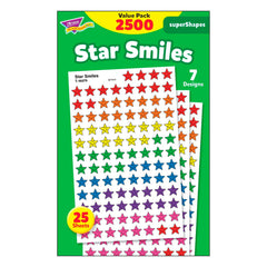 STICKERS STAR SMILES VALUE PACK OF 2500
