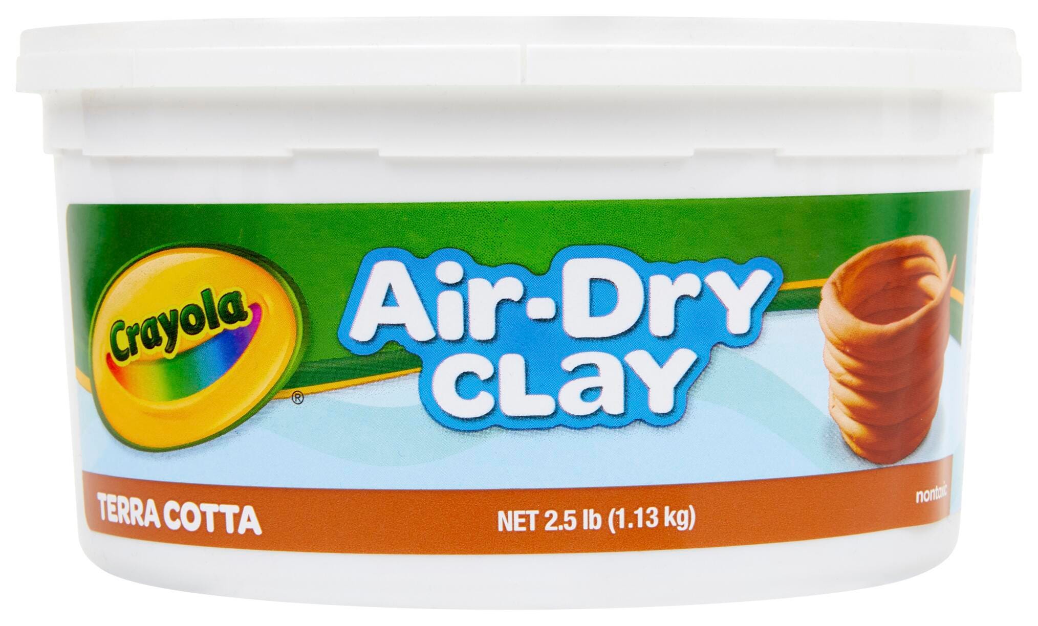 CLAY CRAYOLA AIR-DRY 2.5 LBS TERRA COTTA