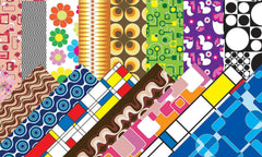 PAPER ROYLCO RETRO POP 8.5X11 PACK OF 32