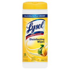 WIPES LYSOL DISINFECTING LEMON AND LIME BLOSSOM 35 CT CANISTER - CASE OF 12