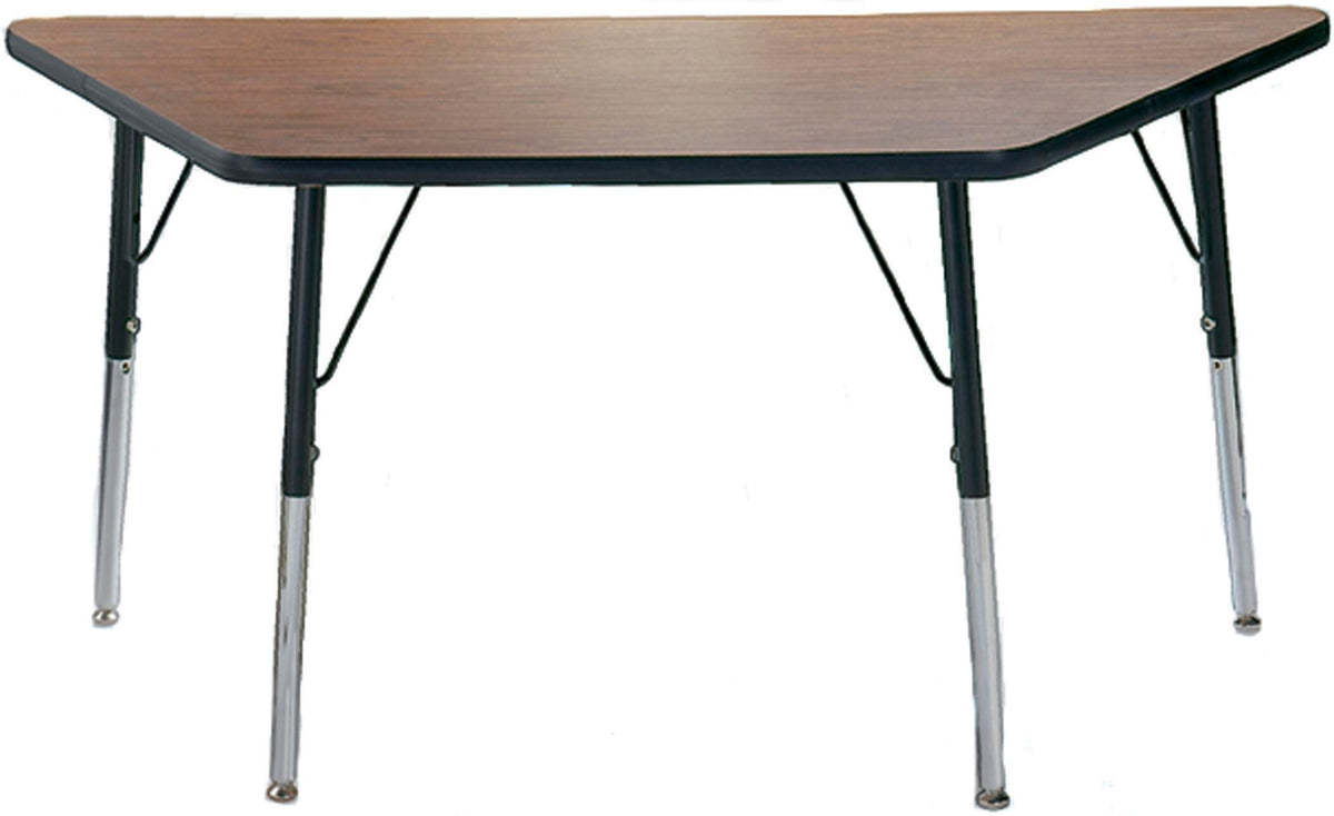 TABLE - CLASSROOM SELECT - TRAPEZOID ACTIVITY TABLE - 48 W X 24 D IN - SPECIFY PRODUCT HEIGHT - LAMINATE - T-MOLD - SPECIFY TOP COLOR - SPECIFY EDGE COLOR - SPECIFY LEG COLOR - STANDARD