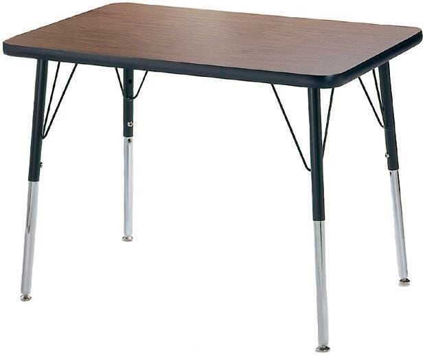 TABLE - CLASSROOM SELECT - RECTANGLE ACTIVITY TABLE - 48 W X 30 D IN - SPECIFY PRODUCT HEIGHT - LAMINATE - T-MOLD - SPECIFY TOP COLOR - SPECIFY EDGE COLOR - SPECIFY LEG COLOR - STANDARD