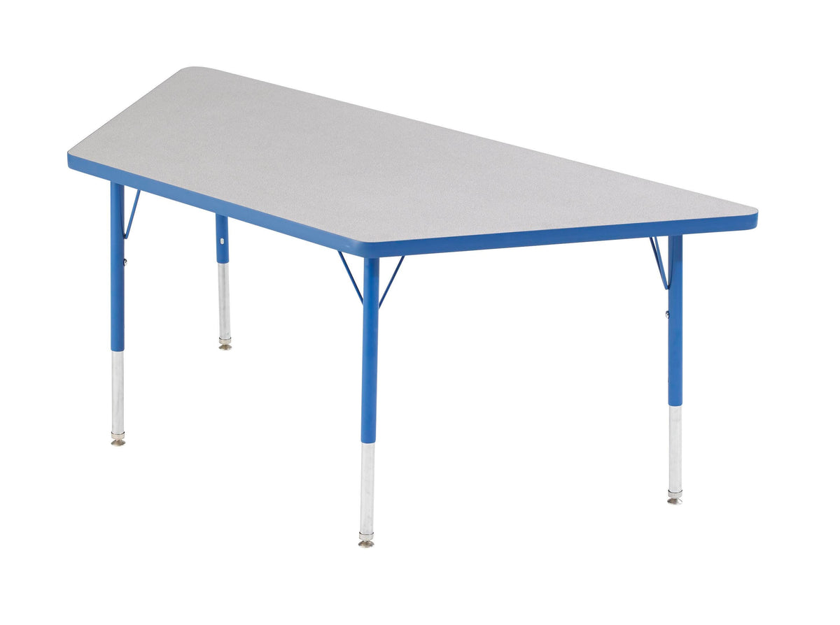 TABLE - CLASSROOM SELECT - TRAPEZOID ACTIVITY TABLE - 60 W X 30 D IN - SPECIFY PRODUCT HEIGHT - LAMINATE - T-MOLD - SPECIFY TOP COLOR - SPECIFY EDGE COLOR - SPECIFY LEG COLOR - STANDARD