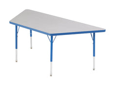 TABLE - CLASSROOM SELECT - TRAPEZOID ACTIVITY TABLE - 60 W X 30 D IN - SPECIFY PRODUCT HEIGHT - LAMINATE - T-MOLD - SPECIFY TOP COLOR - SPECIFY EDGE COLOR - SPECIFY LEG COLOR - STANDARD