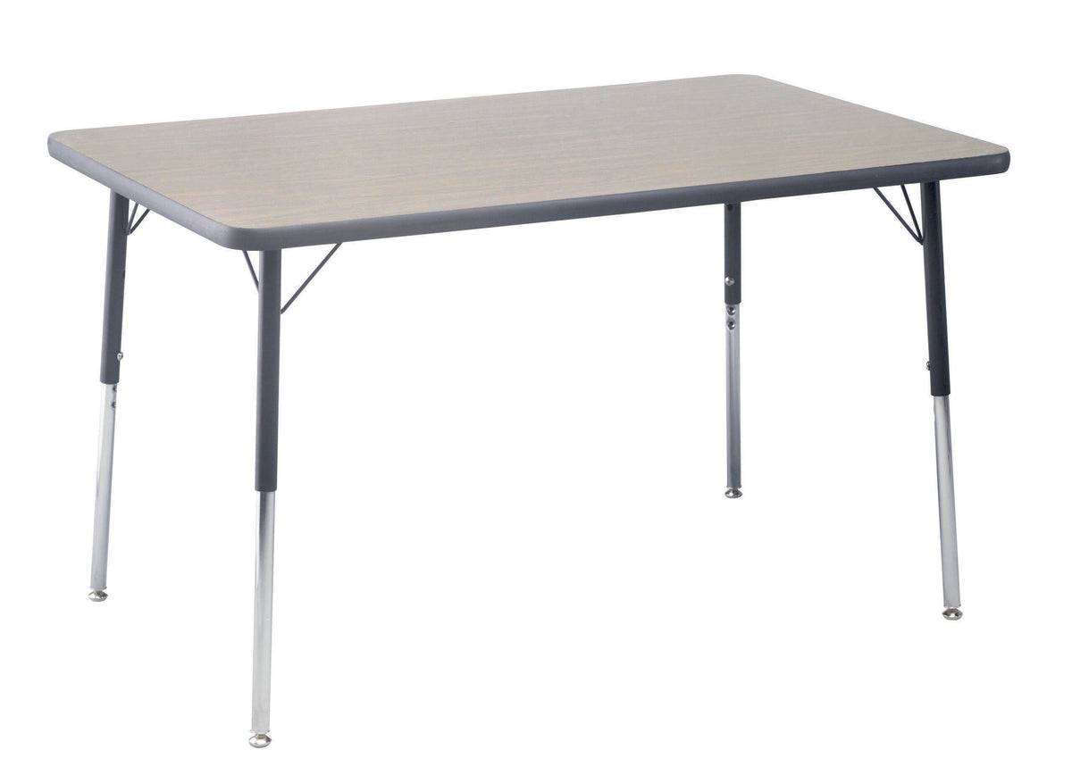 PART - CLASSROOM SELECT STANDARD ACTIVITY TABLE - LEG UPPER WITH CHROME INSERT - 22-29 - ROYAL BLUE - SET OF 4