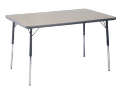 PART - CLASSROOM SELECT STANDARD ACTIVITY TABLE - LEG UPPER WITH CHROME INSERT - 22-29 - ROYAL BLUE - SET OF 4