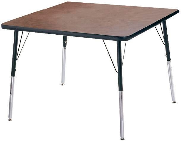 TABLE - CLASSROOM SELECT - SQUARE ACTIVITY TABLE - 48 W X 48 D IN - SPECIFY PRODUCT HEIGHT - LAMINATE - T-MOLD - SPECIFY TOP COLOR - SPECIFY EDGE COLOR - SPECIFY LEG COLOR - STANDARD