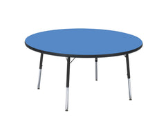 TABLE - CLASSROOM SELECT - ROUND ACTIVITY TABLE - 36 DIA IN - SPECIFY PRODUCT HEIGHT - LAMINATE - T-MOLD - SPECIFY TOP COLOR - SPECIFY EDGE COLOR - SPECIFY LEG COLOR - STANDARD