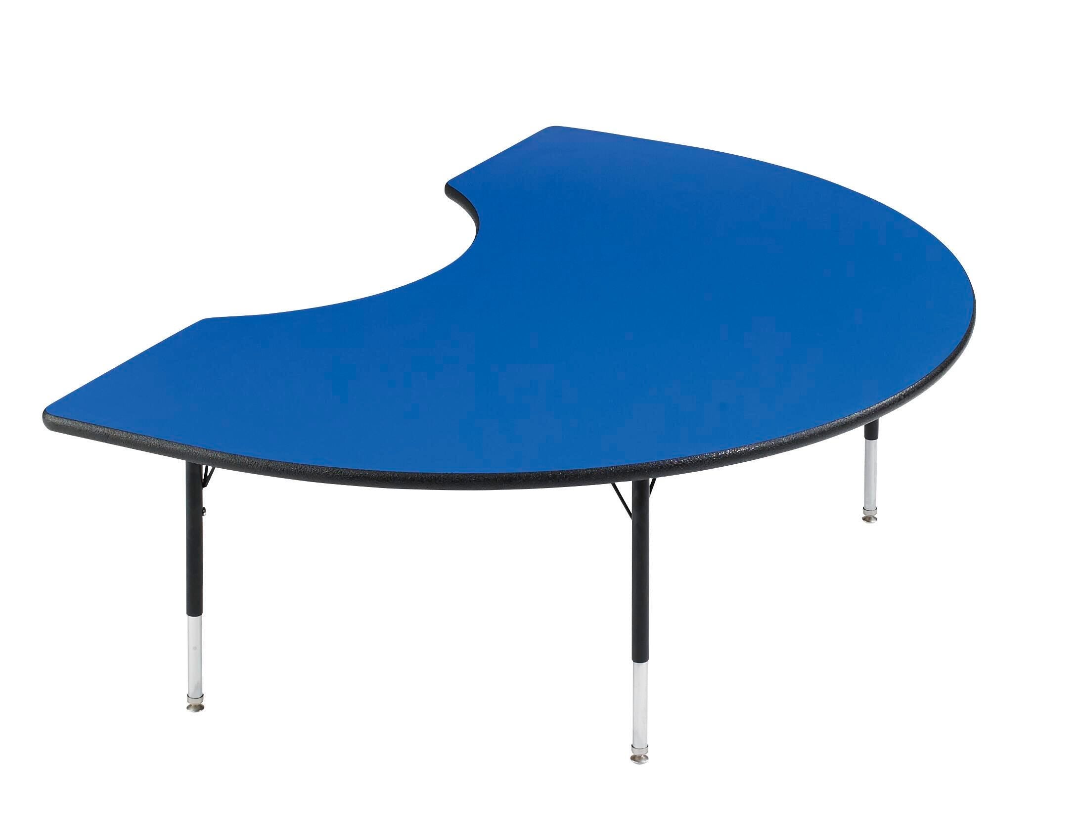 TABLE - CLASSROOM SELECT - KIDNEY ACTIVITY TABLE - 72 W X 48 D IN - SPECIFY PRODUCT HEIGHT - LAMINATE - LOCKEDGE - SPECIFY TOP COLOR - SPECIFY EDGE COLOR - SPECIFY LEG COLOR - STANDARD