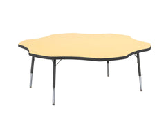 TABLE - CLASSROOM SELECT - FLOWER ACTIVITY TABLE - 60 X 60 - SPECIFY PRODUCT HEIGHT - LAMINATE - T-MOLD - SPECIFY TOP COLOR - SPECIFY EDGE COLOR - SPECIFY LEG COLOR - STANDARD