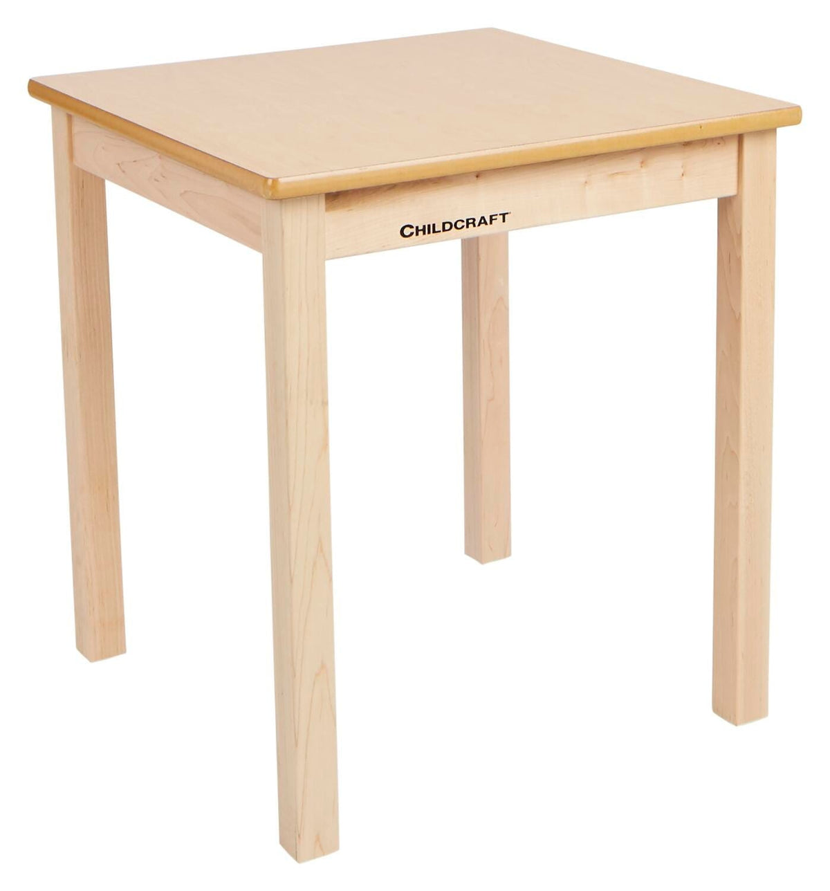QS KIT TABLE 24 IN X 24 IN SQUARE WITH 26 IN WOOD LEGS