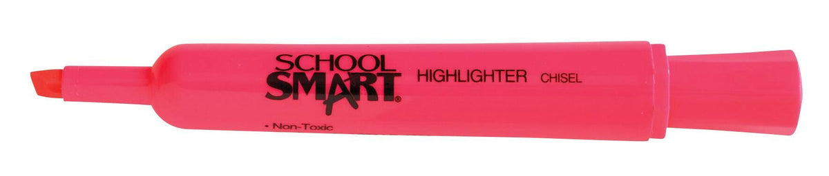 HIGHLIGHTER PINK TANK SCHOOL SMART PACK OF 12