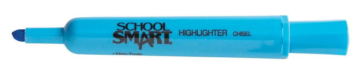 HIGHLIGHTER BLUE TANK SCHOOL SMART PACK OF 12