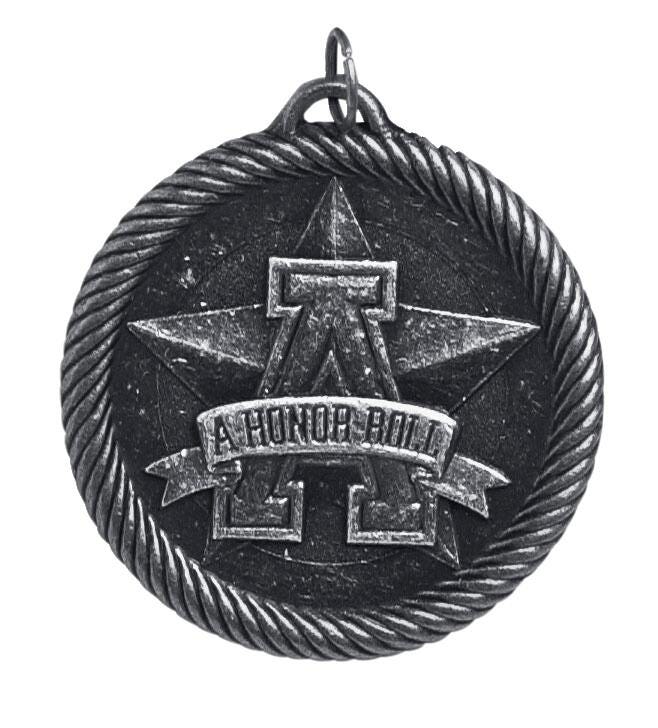 MEDALS.VALUE.A HONOR ROLL..SILVER.VM263S