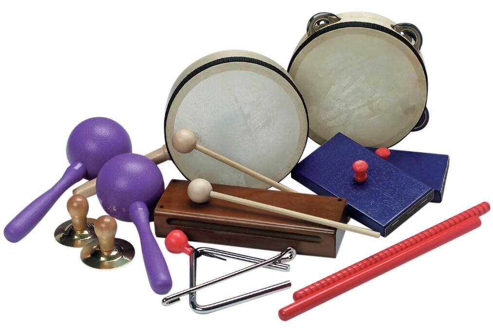 INSTRUMENT MUSIC BOB MGRATH RHYTHM BAND SET OF 16