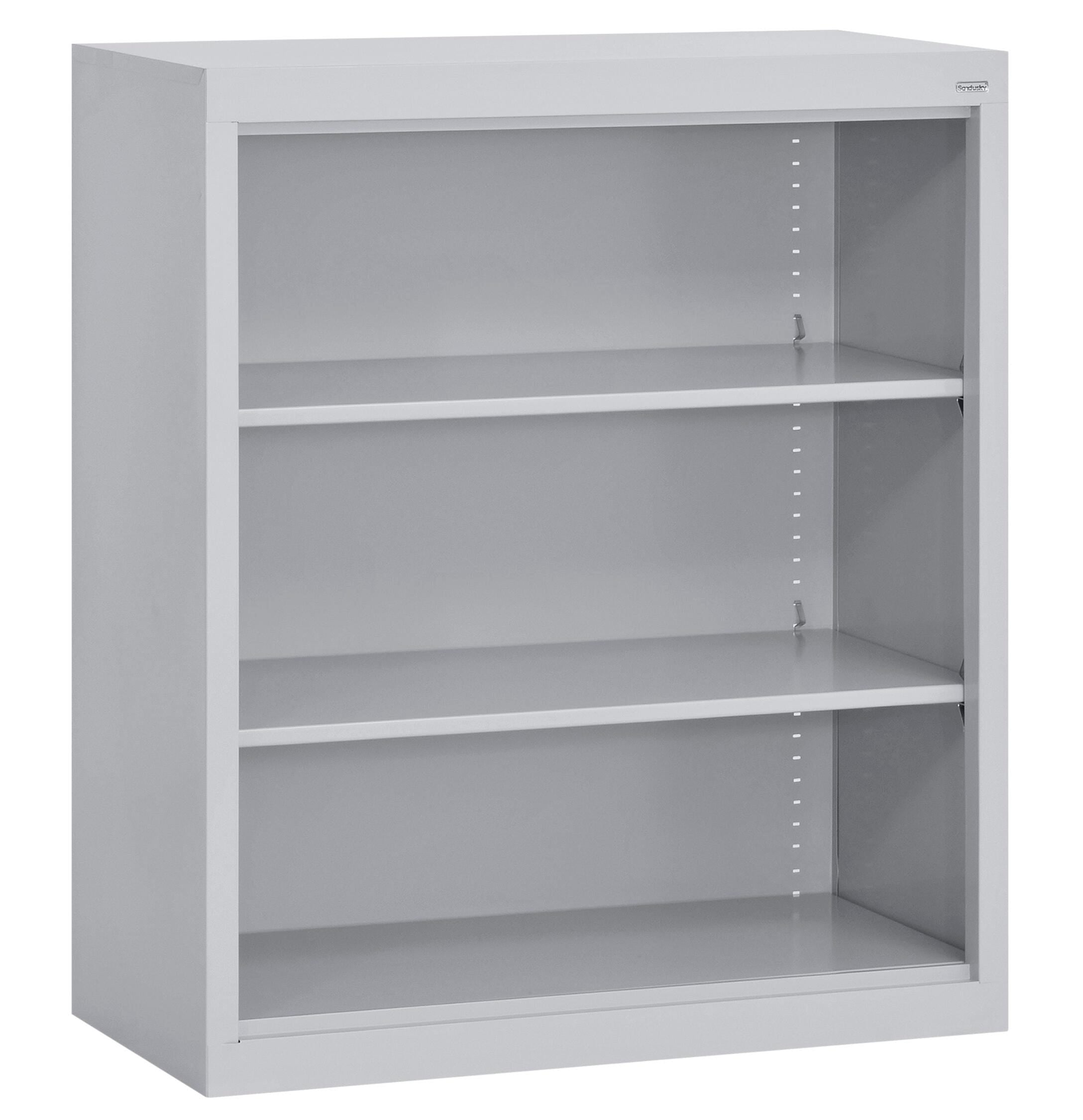 SANDUSKY - WELDED STEEL BOOKASE - 3 SHELVES - SPECIFY COLOR