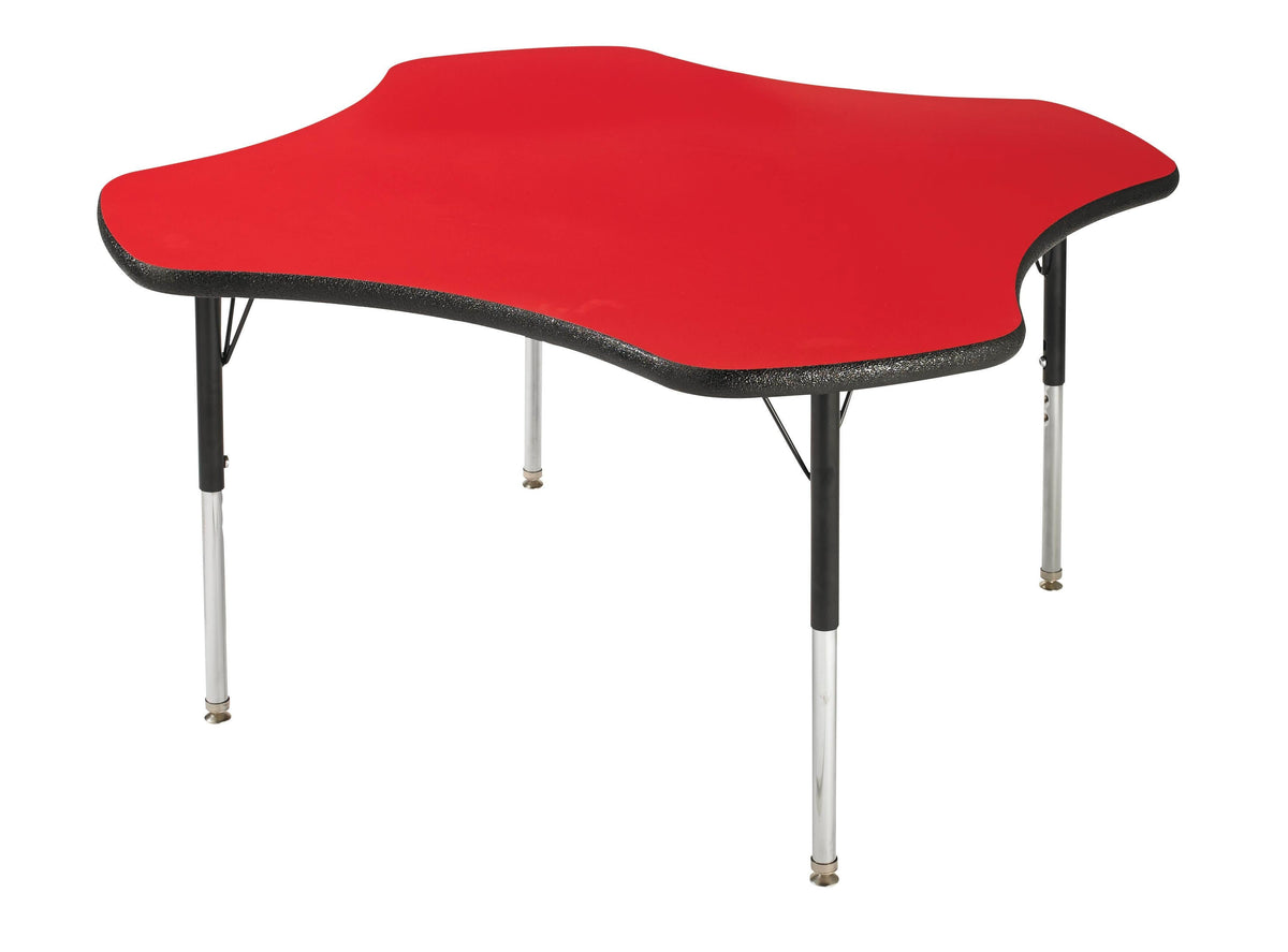 TABLE - CLASSROOM SELECT - CLOVER ACTIVITY TABLE - 48 X 48 - SPECIFY PRODUCT HEIGHT - LAMINATE - LOCKEDGE - SPECIFY TOP COLOR - SPECIFY EDGE COLOR - SPECIFY LEG COLOR - STANDARD