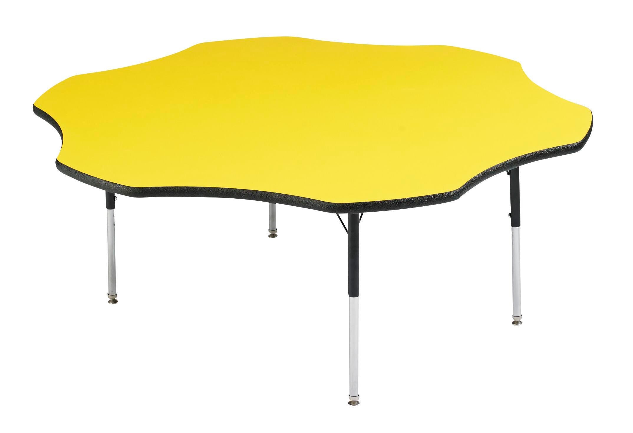 TABLE - CLASSROOM SELECT - FLOWER ACTIVITY TABLE - 60 X 60 - SPECIFY PRODUCT HEIGHT - LAMINATE - LOCKEDGE - SPECIFY TOP COLOR - SPECIFY EDGE COLOR - SPECIFY LEG COLOR - STANDARD