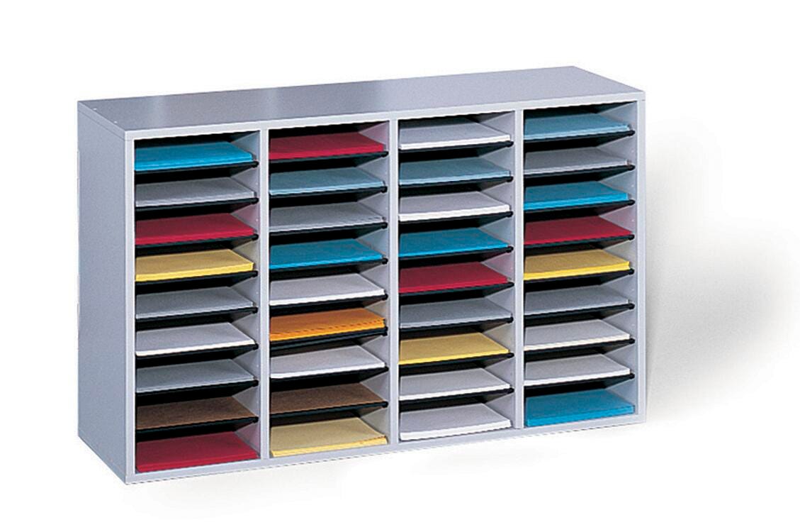 SAFCO - LITERATURE ORGANIZER - 36 COMPARTMENT - SPECIFY COLOR