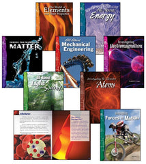 BOOKS PHYSICAL SCIENCE GR 6-8 SET OF 8