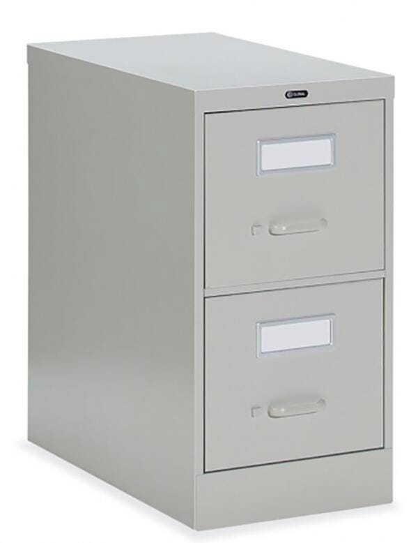 GLOBAL - 2600 SERIES VERTICAL FILING CABINET - 2 DRAWER - DEEP LETTER - 15 X 26-1/2 X 29 IN - SPECIFY COLOR