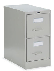 GLOBAL - 2600 SERIES VERTICAL FILING CABINET - 2 DRAWER - DEEP LETTER - 15 X 26-1/2 X 29 IN - SPECIFY COLOR
