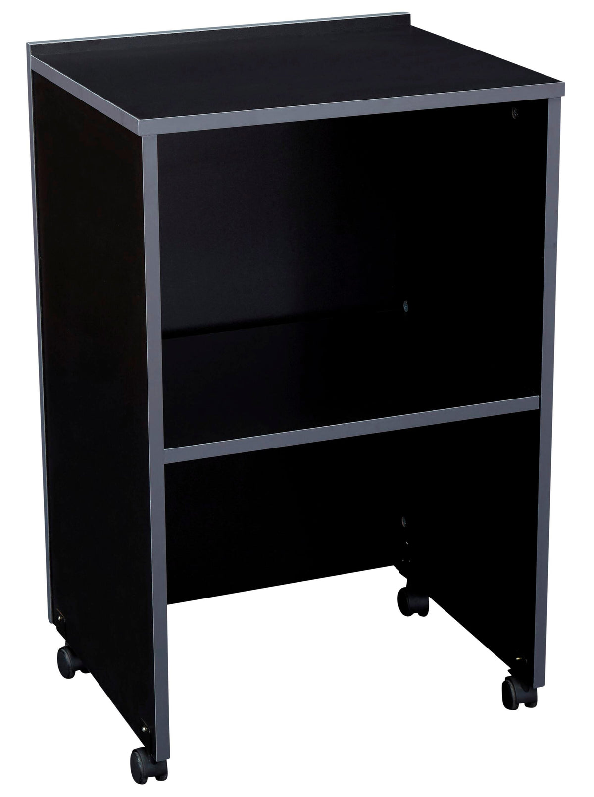 OKLAHOMA SOUND-LECTERN WOOD OSC COMBO LECTERN BASE/AV CART-BLACK