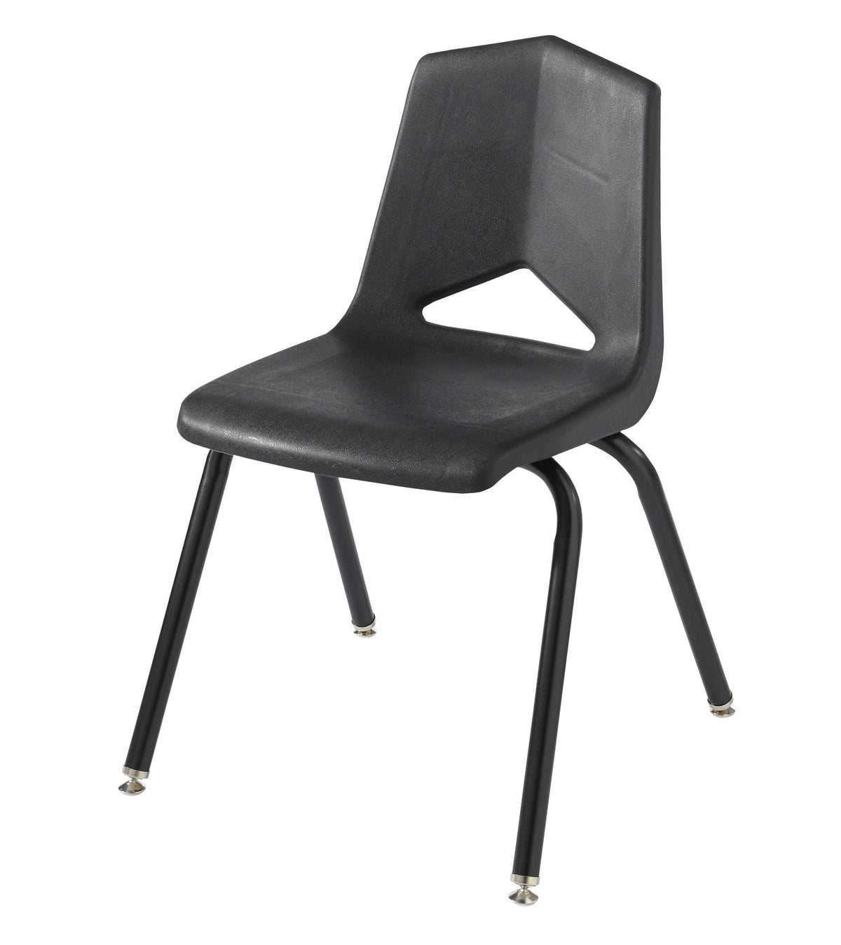 CHAIR - CLASSROOM SELECT - ROYAL SEATING 1100 4-LEG CHAIR - 16 IN - SPECIFY SEAT AND BACK COLOR - BLACK - GLIDE - SPECIFY GLIDE TYPE