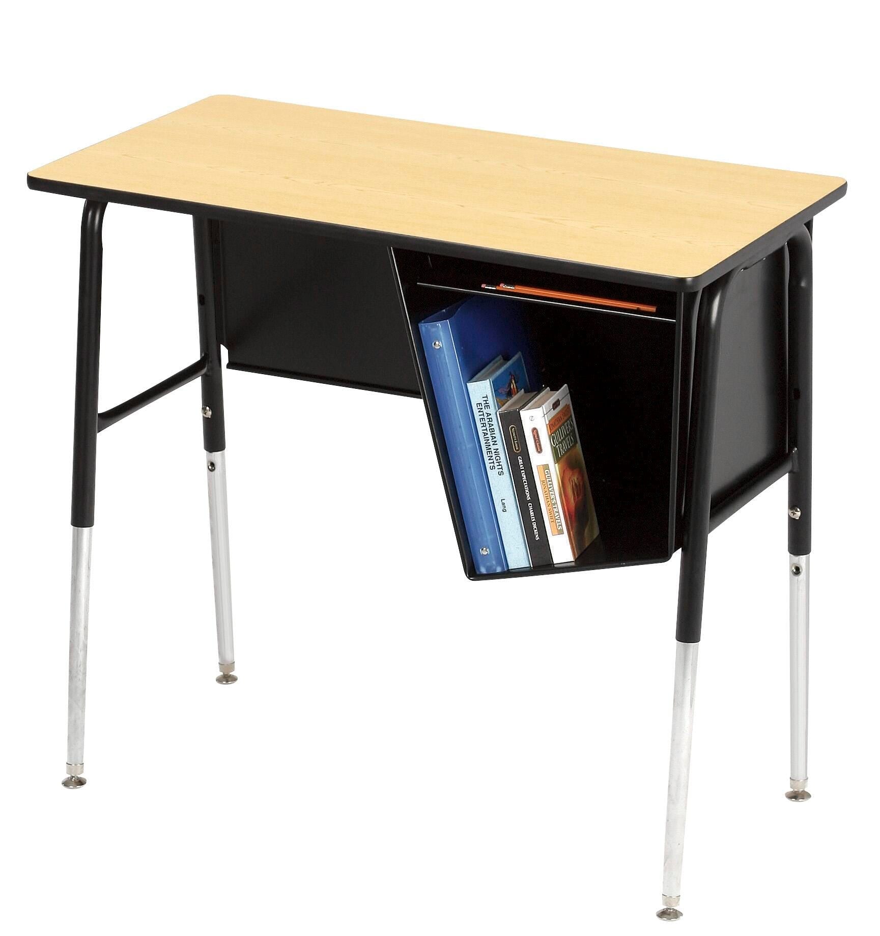 DESK - CLASSROOM SELECT - ROYAL SEATING 1800A JUNIOR EXECUTIVE DESK - LAMINATE - RIGHT - SPECIFY TOP COLOR - T-MOLD - SPECIFY EDGE COLOR