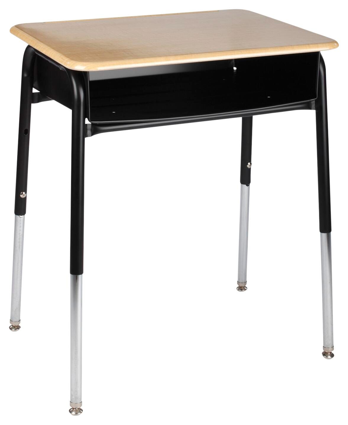 DESK - CLASSROOM SELECT - ROYAL SEATING 1600 OPEN FRONT DESK - 18 X 24 IN - HARD PLASTIC - SPECIFY TOP COLOR - NONE - METAL BOOKBOX