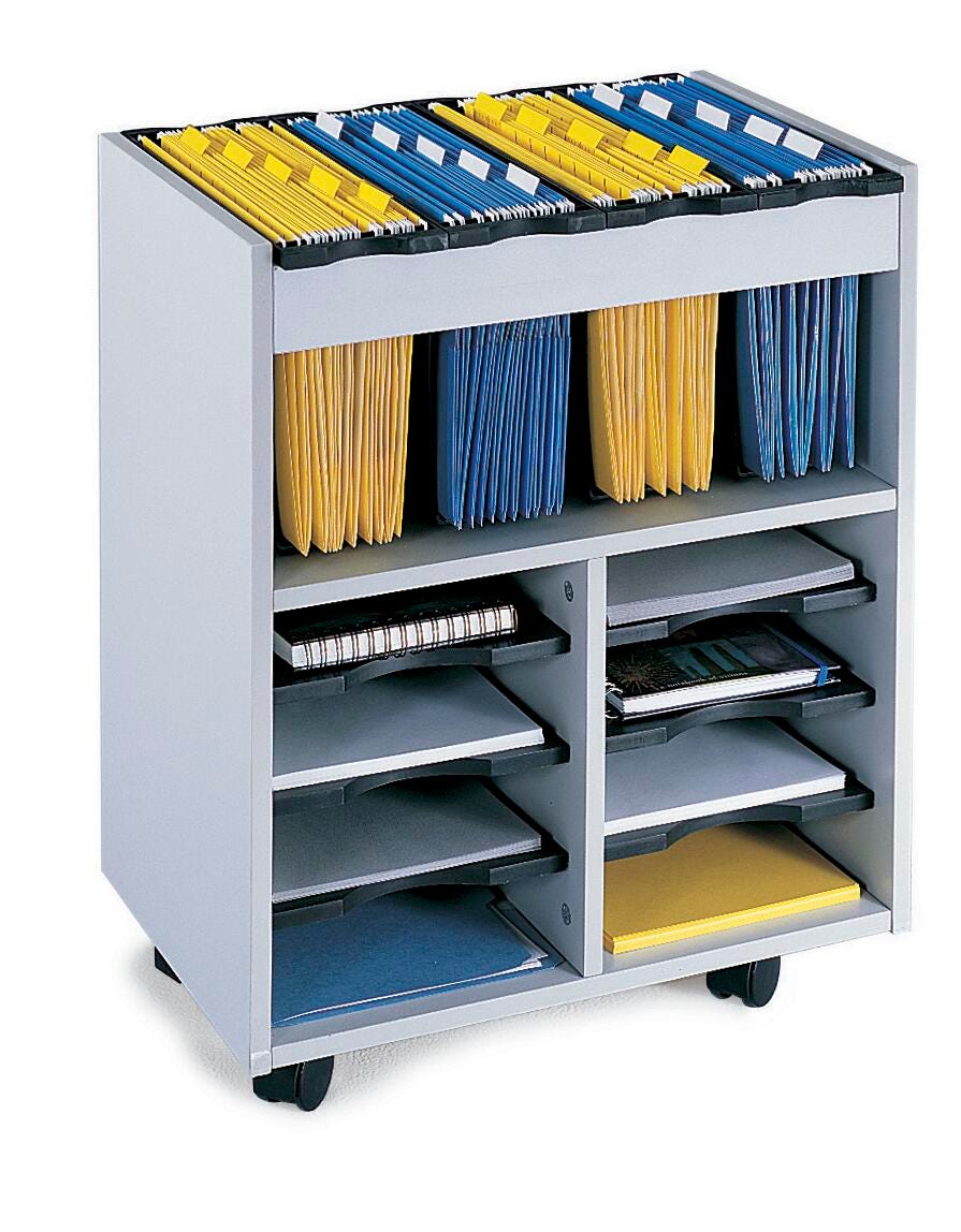 SAFCO - GO CART MOBILE CART - SPECIFY COLOR