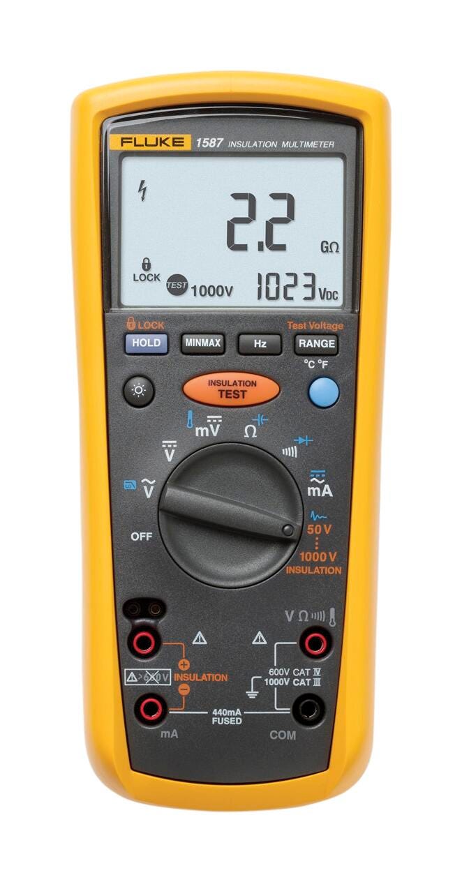 MEGOHMMETER W/THERMOCUPLE FL2157280