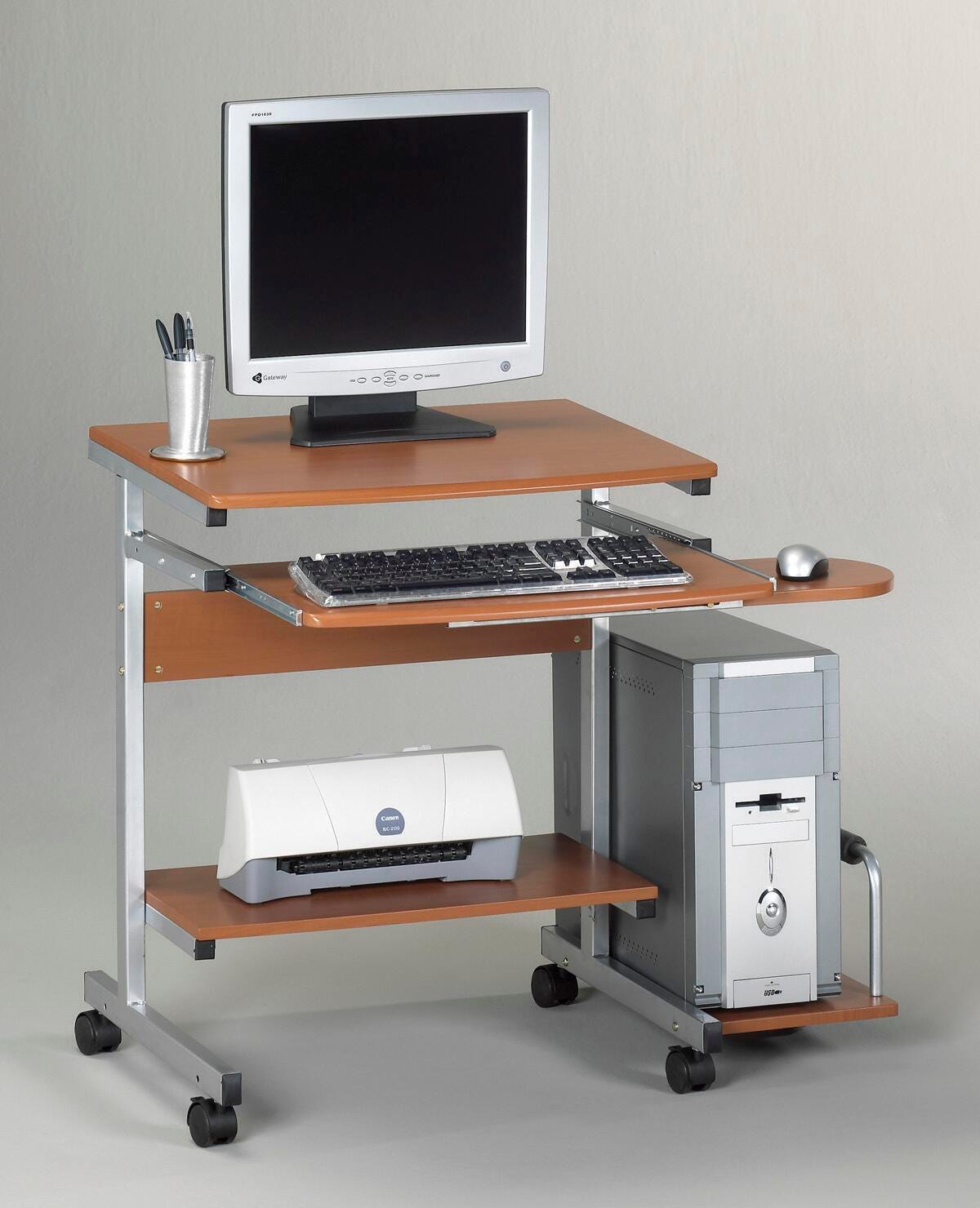 COMPUTER CART - SAFCO - EASTWINDS PORTRAIT MOBILE COMPUTER WORKSTATION - 25-1/2 X 19-1/4 RECTANGLE TOP - 31 INCH HEIGHT - SPECIFY TOP COLOR