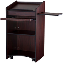 LECTERN - OKLAHOMA SOUND - ARISTOCRAT SERIES NON-SOUND WOOD LECTERN - 25 W X 20 D X 46 H IN - SPECIFY COLOR