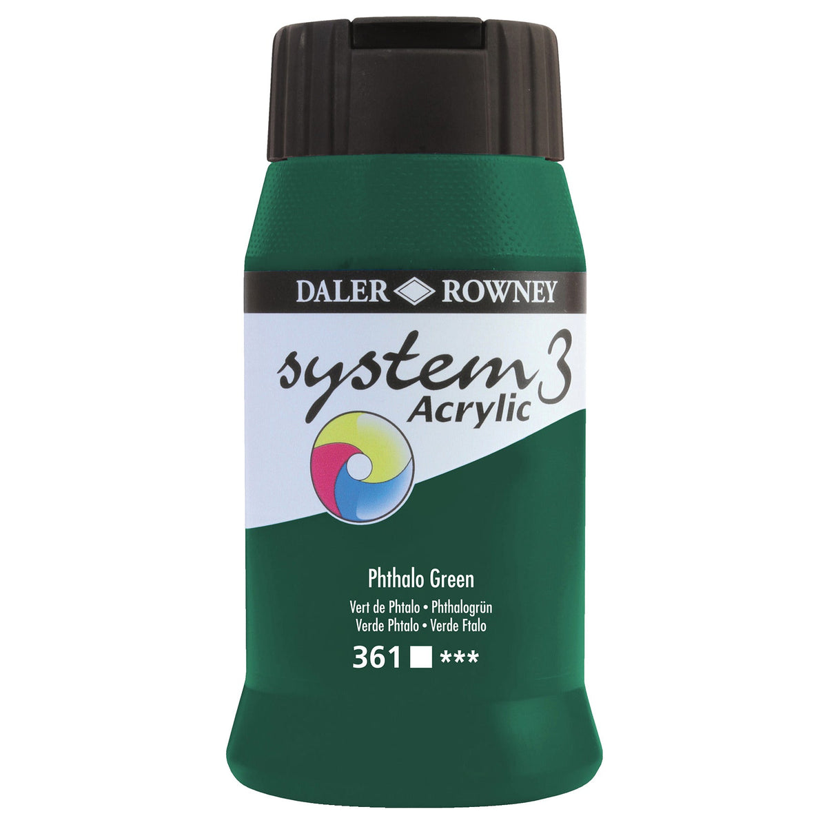 System3 Acrylic 500Ml Phthalo Green