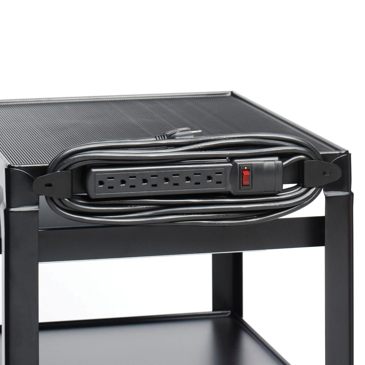 ACCESSORY - POWER STRIP FOR AV CART - 6 OUTLETS - 20 FT CORD - BLACK