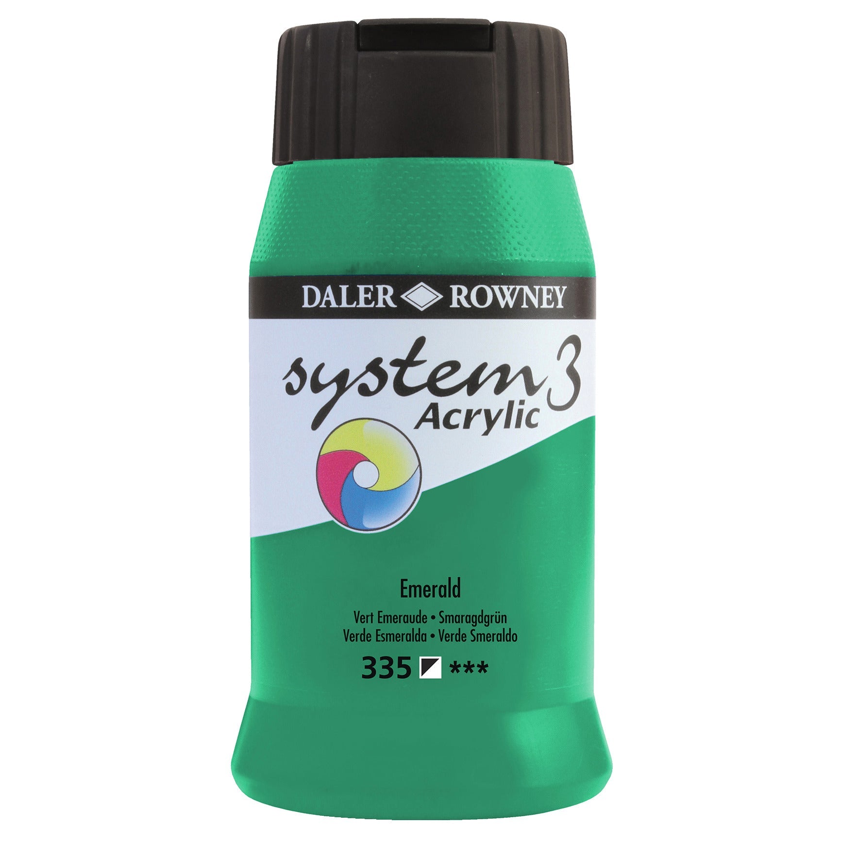 System 3 Acrylic 500Ml Emerald