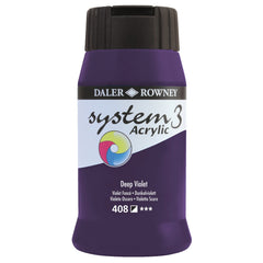 System 3 Acrylic 500Ml Deep Violet