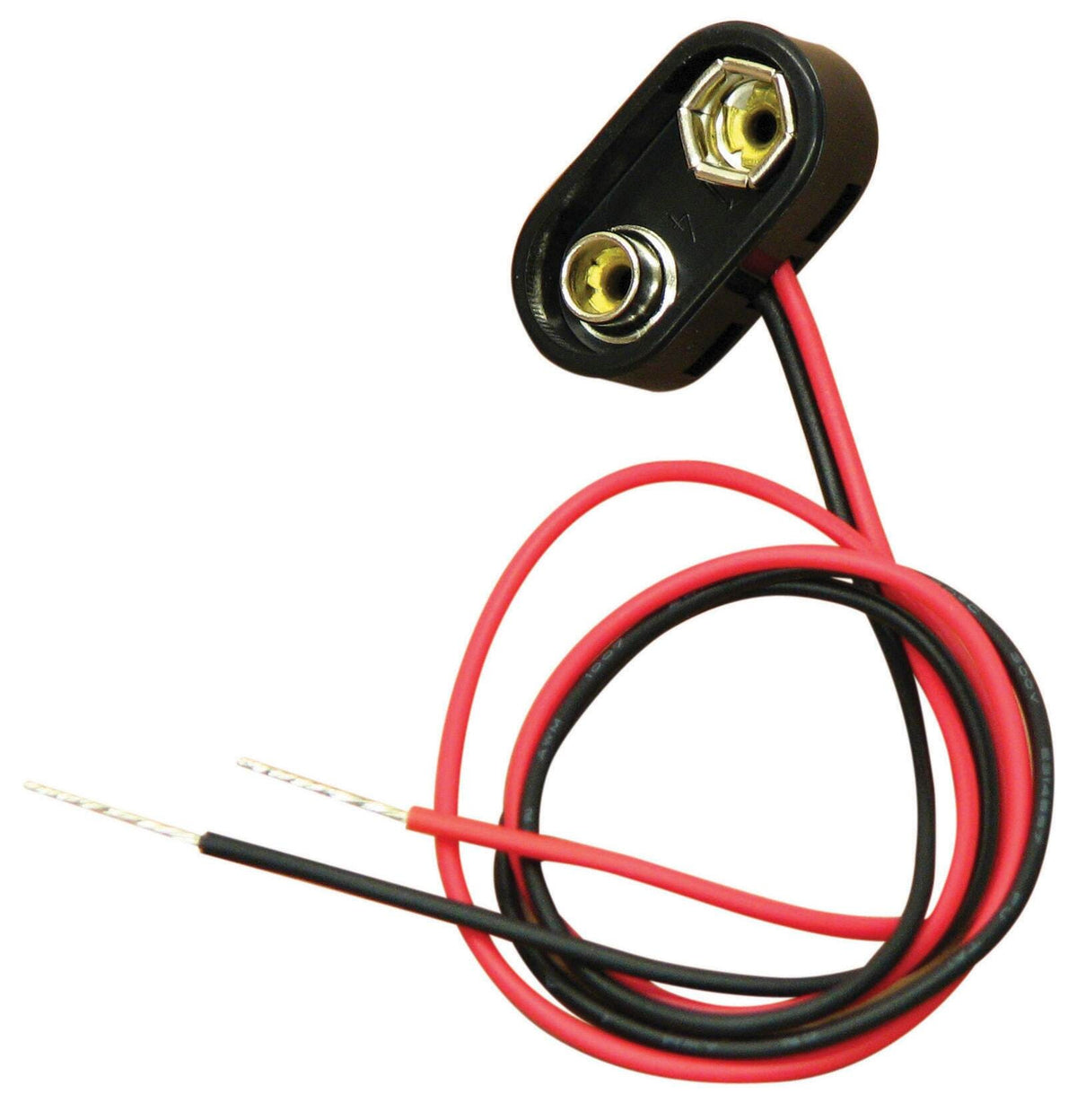 BATTERY HOLDER 9V LEAD ONLY W/WIRE