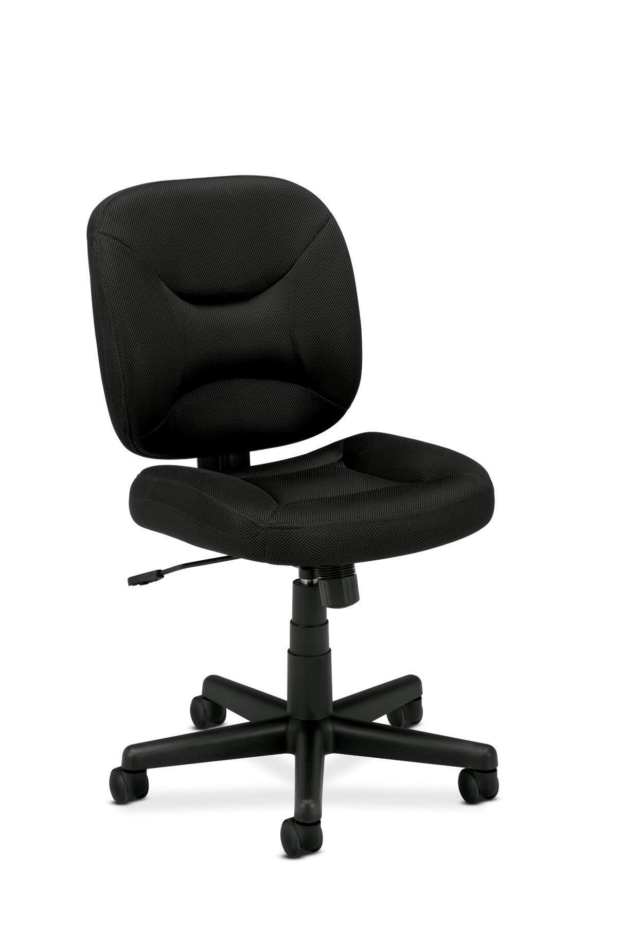 CHAIR BASYX TASK GUEST SWIVEL TILT - ARMLESS - BLACK MESH FABRIC BLACK FRAME EACH